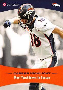 2015 Panini UCHealth Peyton Manning Career Highlights #NNO Peyton Manning Front