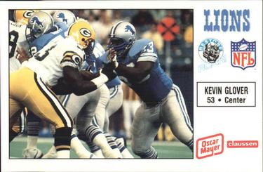 1989 Detroit Lions Police #3 Kevin Glover Front