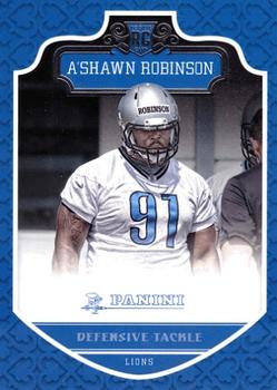 2016 Panini #258 A'Shawn Robinson Front