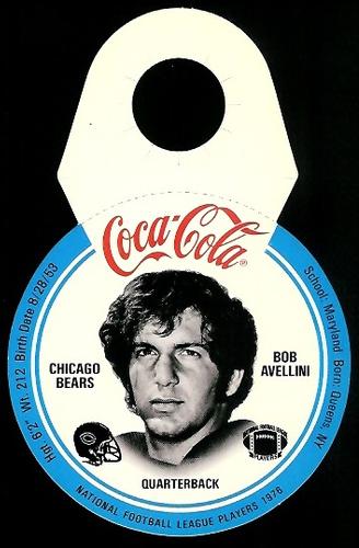 1976 Coca-Cola Chicago Bears Discs #2 Bob Avellini Front
