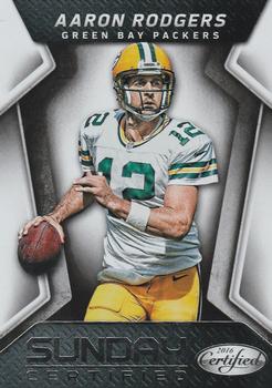 2016 Panini Certified - Sunday Certified #1 Aaron Rodgers Front