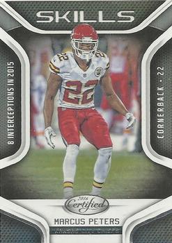 2016 Panini Certified - Skills #14 Marcus Peters Front