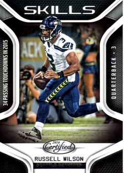 2016 Panini Certified - Skills #20 Russell Wilson Front