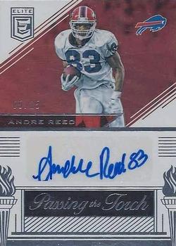 2016 Donruss Elite - Passing the Torch Signatures #PT-AS Andre Reed / Sammy Watkins Front