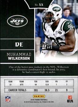 2016 Panini - Chainmail Armor #55 Muhammad Wilkerson Back