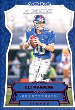2016 Panini - Red #94 Eli Manning Front