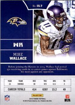 2016 Panini - Red #163 Mike Wallace Back