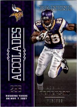 2016 Panini - Accolades #2 Adrian Peterson Front