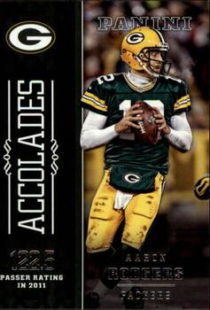 2016 Panini - Accolades #14 Aaron Rodgers Front