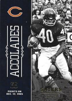 2016 Panini - Accolades Gold #3 Gale Sayers Front