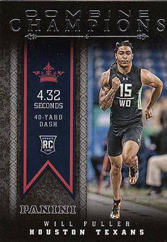 2016 Panini - Combine Champions #11 Will Fuller Front