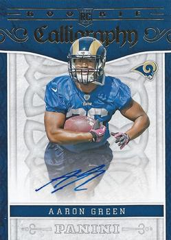 2016 Panini - Rookie Calligraphy #RC-AG Aaron Green Front