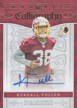 2016 Panini - Rookie Calligraphy #RC-KF Kendall Fuller Front