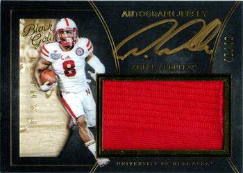 2016 Panini Black Gold Collegiate - Autograph Jersey #7 Ameer Abdullah Front
