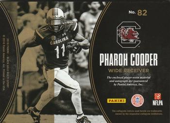 2016 Panini Black Gold Collegiate - Autograph Jersey #82 Pharoh Cooper Back