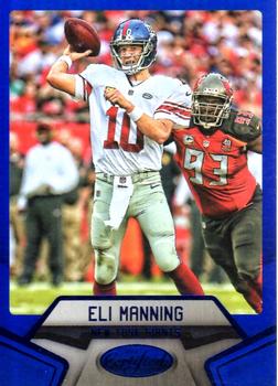 2016 Panini Certified - Mirror Blue #57 Eli Manning Front