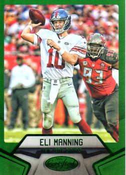 2016 Panini Certified - Mirror Green #57 Eli Manning Front