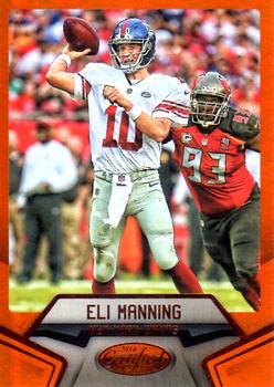 2016 Panini Certified - Mirror Orange #57 Eli Manning Front