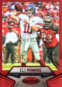 2016 Panini Certified - Mirror Red #57 Eli Manning Front