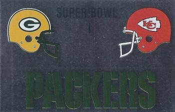 1989 Panini Stickers - Super Bowls #A Super Bowl I Front