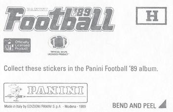 1989 Panini Stickers - Super Bowls #H Super Bowl XI Back