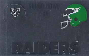1989 Panini Stickers - Super Bowls #K Super Bowl XV Front