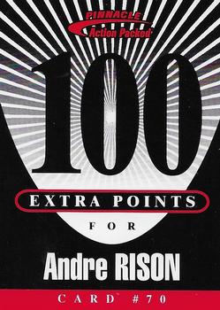 1997 Action Packed - Extra Points 100 #70 Andre Rison Front