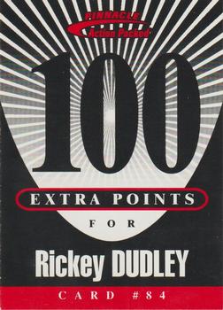 1997 Action Packed - Extra Points 100 #84 Rickey Dudley Front
