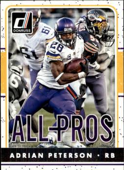2016 Donruss - All-Pros #2 Adrian Peterson Front