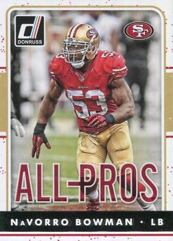 2016 Donruss - All-Pros #15 Navorro Bowman Front