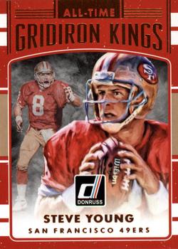 2016 Donruss - All-Time Gridiron Kings #9 Steve Young Front