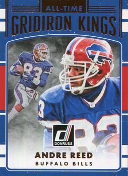 2016 Donruss - All-Time Gridiron Kings #19 Andre Reed Front