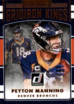 2016 Donruss - All-Time Gridiron Kings #26 Peyton Manning Front