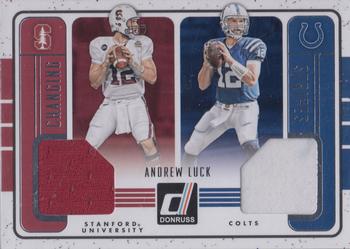 2016 Donruss - Changing Stripes Dual Jerseys #2 Andrew Luck Front