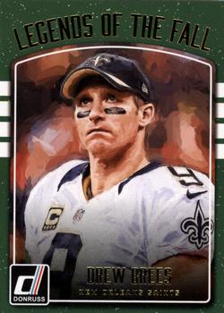 2016 Donruss - Legends of the Fall #8 Drew Brees Front