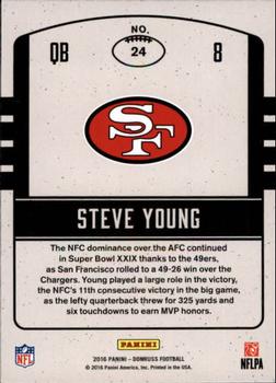 2016 Donruss - Legends of the Fall #24 Steve Young Back