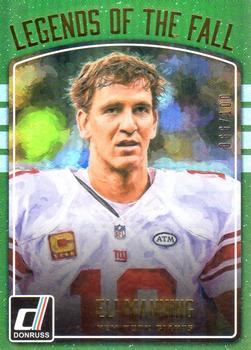 2016 Donruss - Legends of the Fall Holo #3 Eli Manning Front