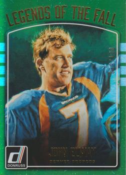 2016 Donruss - Legends of the Fall Holo #7 John Elway Front