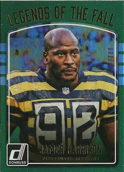 2016 Donruss - Legends of the Fall Holo #11 James Harrison Front