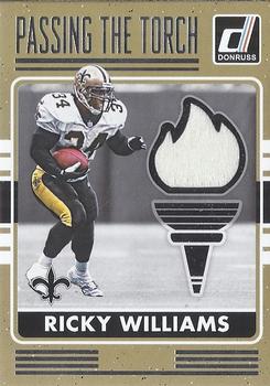 2016 Donruss - Passing the Torch Jersey #9 Mark Ingram / Ricky Williams Front