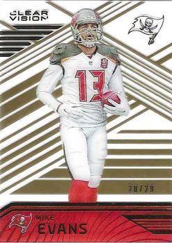 2016 Panini Clear Vision - Gold #66 Mike Evans Front