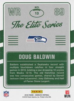 2016 Donruss - The Elite Series Veterans #13 Doug Baldwin Back