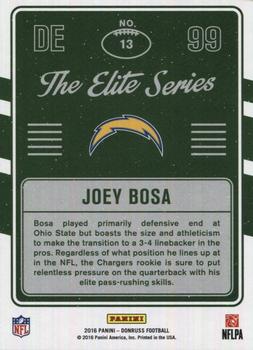 2016 Donruss - The Elite Series Rookies #13 Joey Bosa Back