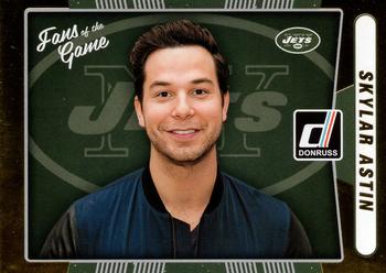 2016 Donruss - Fans Of The Game #4 Skylar Astin Front