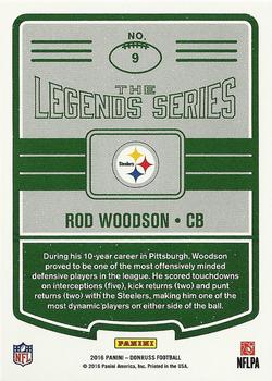 2016 Donruss - The Legends Series #9 Rod Woodson Back