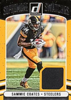 2016 Donruss - Sophomore Swatches #12 Sammie Coates Front