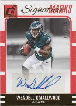 2016 Donruss - Signature Marks #3 Wendell Smallwood Front