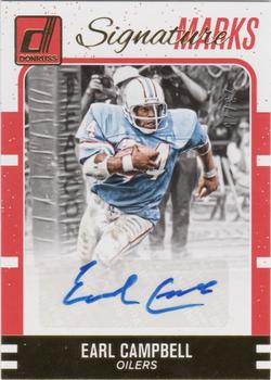 2016 Donruss - Signature Marks #64 Earl Campbell Front