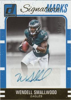 2016 Donruss - Signature Marks Blue #3 Wendell Smallwood Front
