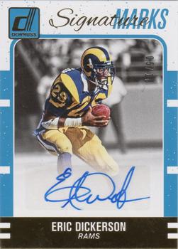 2016 Donruss - Signature Marks Blue #55 Eric Dickerson Front